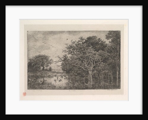 The Marshes, 1851 by Charles Francois Daubigny