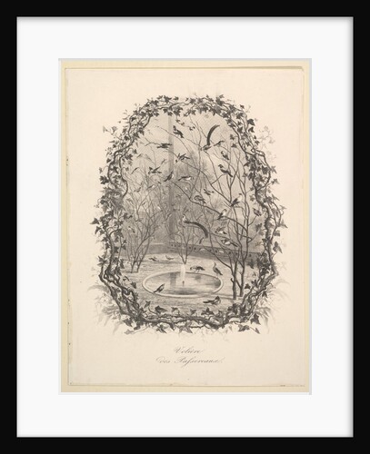 The Sparrow Aviary, 1843 by Charles Francois Daubigny