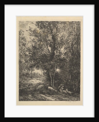 Shepherd and Shepherdess, 1874 by Charles Francois Daubigny