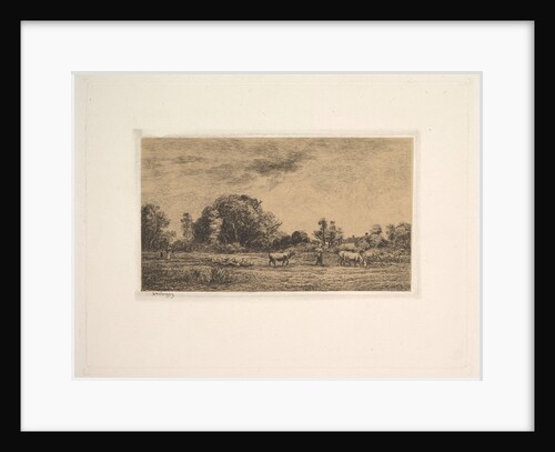 Moonrise, 1861 by Charles Francois Daubigny