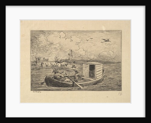 Calling to Shore, 1861 by Charles Francois Daubigny