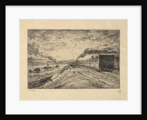 The Departure, 1861 by Charles Francois Daubigny