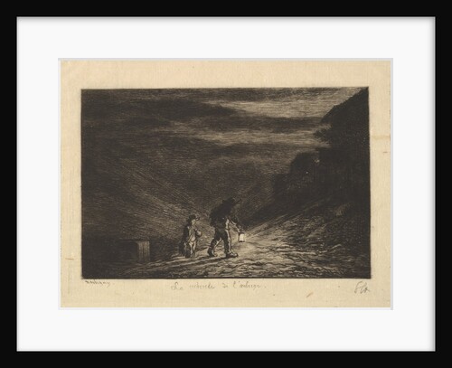 The Search for an Inn, 1861 by Charles Francois Daubigny