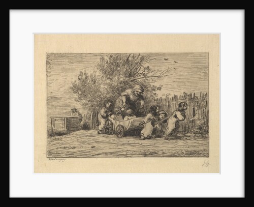 The Heirs to the Cart, 1861 by Charles Francois Daubigny