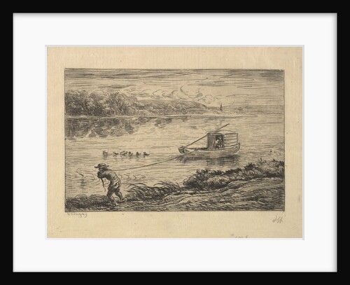 The Cabin Boy Tows the Boat, 1861 by Charles Francois Daubigny