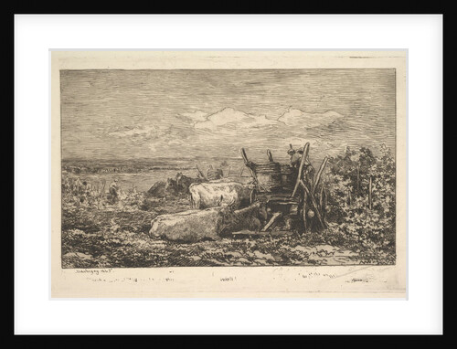 The Harvest, 1865 by Charles Francois Daubigny