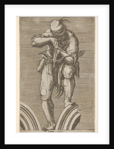 A Man Shooting a Crossbow, 1579 by Cherubino Alberti
