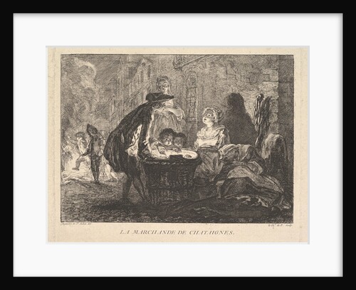 La Marchande de Chataignes, 1762 by Chevalier de Parlington