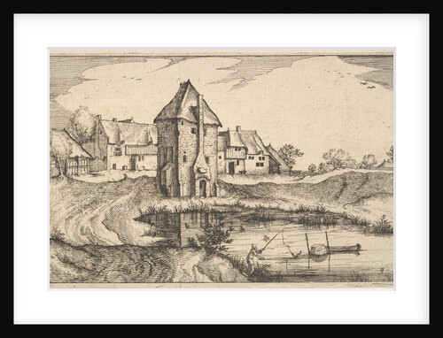 The Pond, plate 9 from Regiunculae et Villae Aliquot Ducatus Brabantiae, ca. 1610 by Claes Jansz Visscher