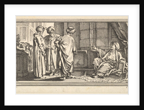 The Hearing of Qadi, 1746-47 by Claude Augustin Duflos le Jeune
