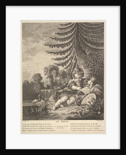 The Poet, ca. 1753 by Claude Augustin Duflos le Jeune