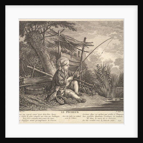 Fisherman, ca. 1753 by Claude Augustin Duflos le Jeune