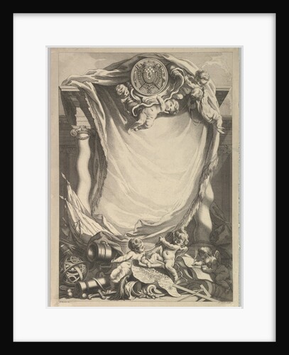 Frame for a Dedication Plate, 18th century by Claude Augustin Duflos le Jeune