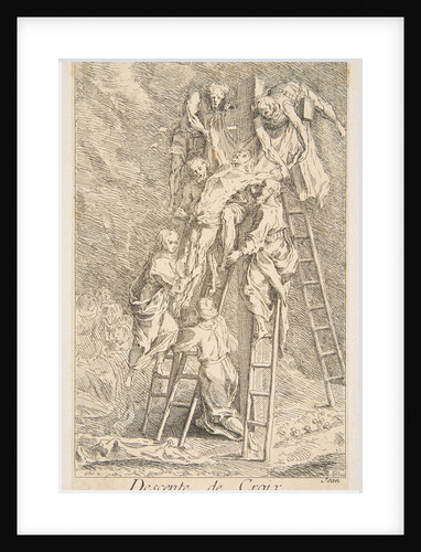 Descent from the Cross by Claude Gillot/Jacques Gabriel Huquier