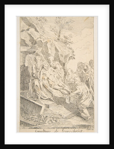 Entombment of Christ by Claude Gillot/Jacques Gabriel Huquier