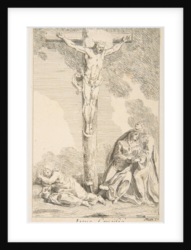 Crucifixion by Claude Gillot/Jacques Gabriel Huquier