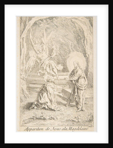 Christ appearing to Mary Magdelen by Claude Gillot/Jacques Gabriel Huquier