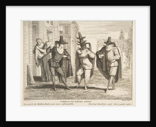 The Death of Maitre Andre by Claude Gillot/Jacques Gabriel Huquier