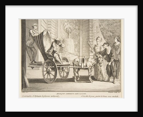 Harlequin, Emperor on the Moon by Claude Gillot/Jacques Gabriel Huquier