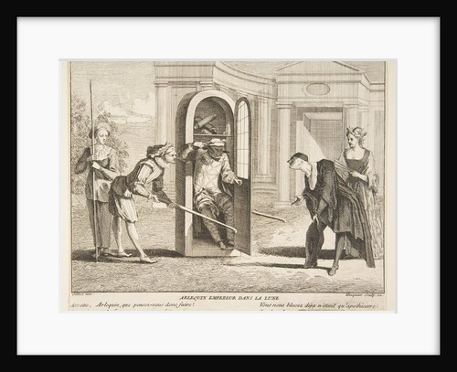 Harlequin, Emperor on the Moon by Claude Gillot/Jacques Gabriel Huquier