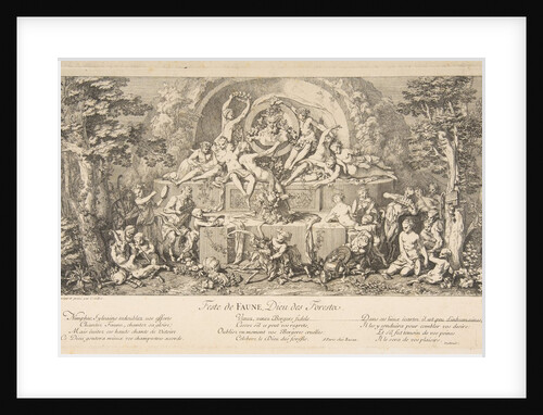 The Feast of the Faun by Claude Gillot