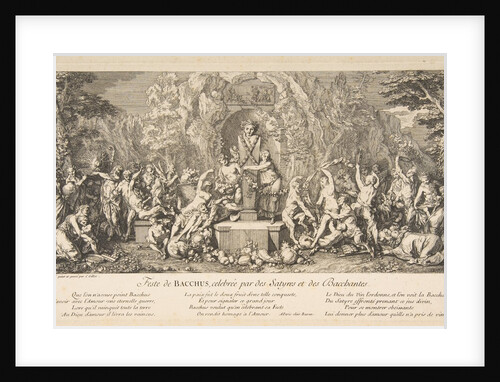 The Fête of Bacchus by Claude Gillot