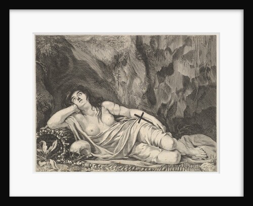 St. Mary Magdalen Reclining in a Grotto by Claude Goyrand