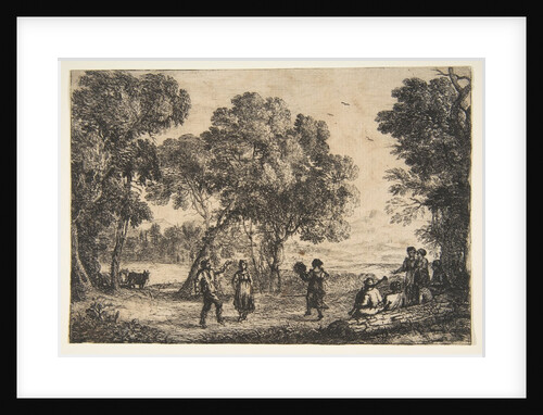 The Country Dance, ca. 1637 by Claude Lorrain