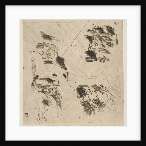 Study with Brigands, ca. 1633 by Claude Lorrain