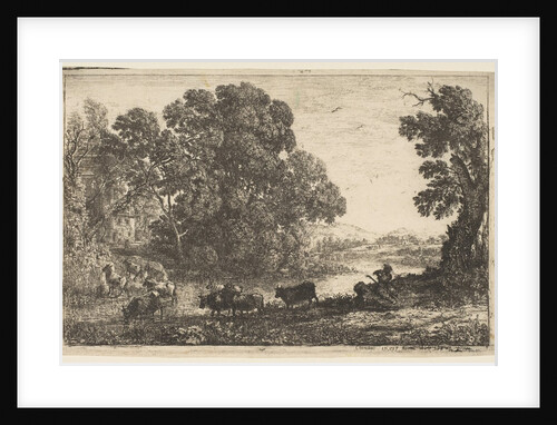 The Cowherd, 1636 by Claude Lorrain