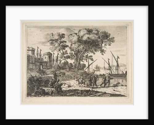 Coast Scene with an Artist, ca. 1638-41 by Claude Lorrain