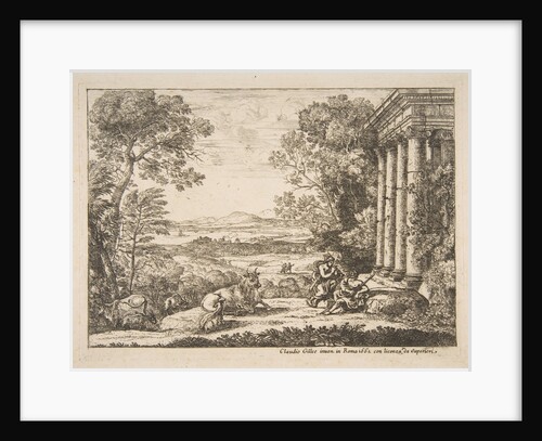 Mercury and Argus, 1662 by Claude Lorrain