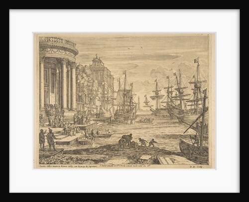 Embarkation of St. Ursula, 1665 by Claude Lorrain