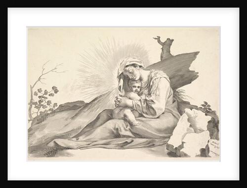 Virgin and Child by Claude Mellan