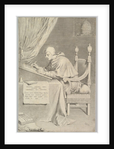 St. Gregory, 1681 by Claude Mellan