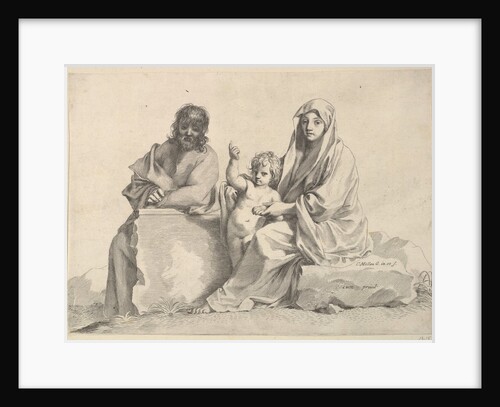 Holy Family by Claude Mellan