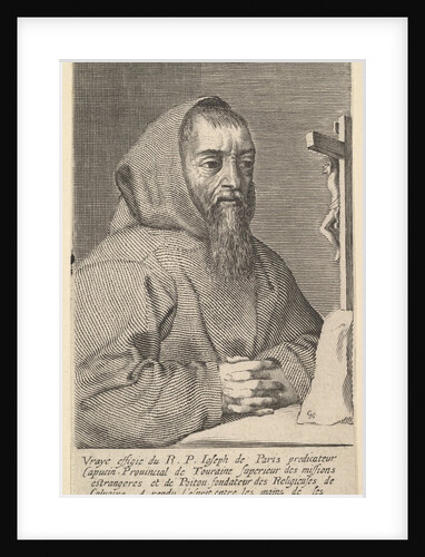 François Le Clerc Du Tremblay, dit le Père Joseph, 1638 by Claude Mellan