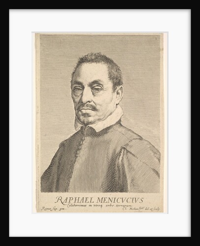 Raffaello Menicucci by Claude Mellan