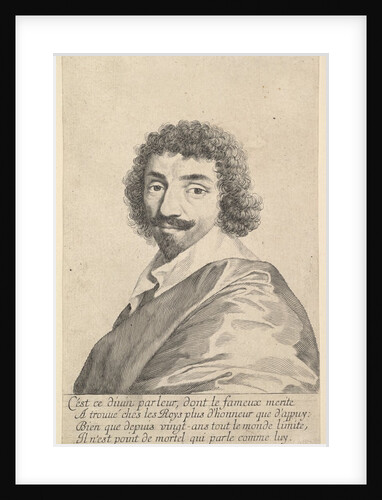 Jean-Louis Guez de Balzac, ca. 1635-37 by Claude Mellan