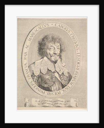 Charles I de Créquy, duc de Lesdiguières, 1633 by Claude Mellan