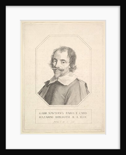 Gabriel Naudé, 1648 by Claude Mellan