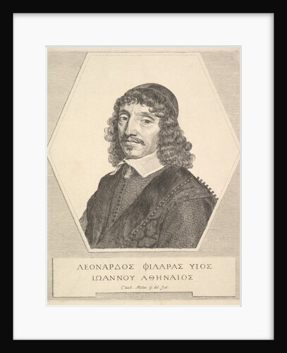 Portrait of Leonardos Philaras, 1651 by Claude Mellan