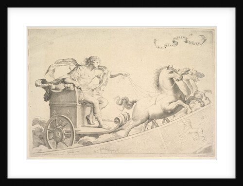 Allegory in Honor of Louis XIV by Claude Mellan
