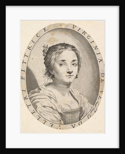 Virginia da Vezzo, Wife of Simon Vouet, 1626 by Claude Mellan