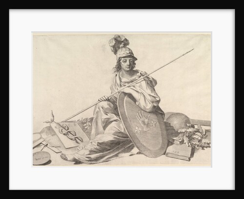 Minerva by Claude Mellan