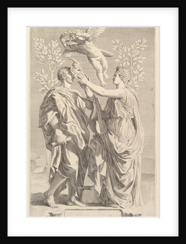 Frontispiece: Horace, Quinti Horatii Flacci Opera, 1642 by Claude Mellan