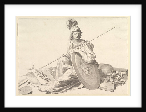 Minerva by Claude Mellan