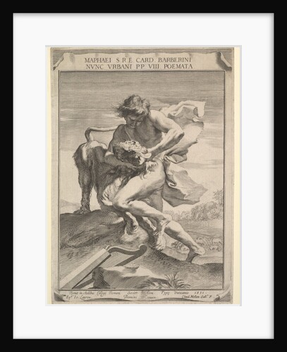 David Strangling the Lion, 1631 by Claude Mellan