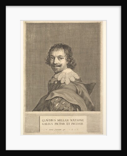 Claude Mellan: Self Portrait, 1635 by Claude Mellan