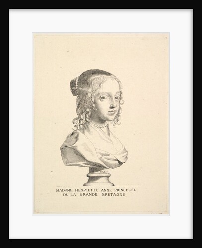 Henriette-Anne d'Angleterre, duchesse d'Orléans by Claude Mellan